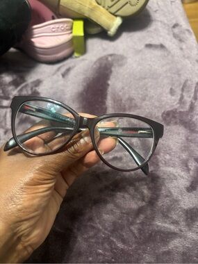 Gucci Women's Cat-Eye Glasses in Dark Brown